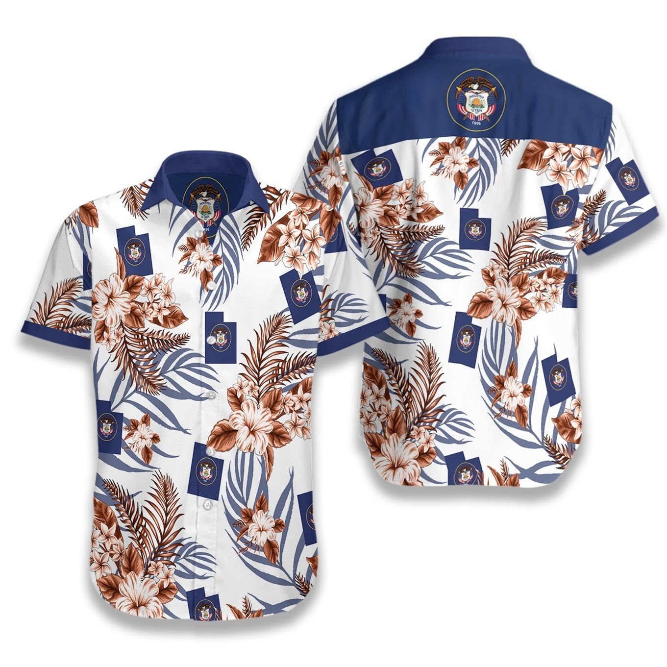 Utah Proud Ez05 0907 Hawaiian Shirt{Size}