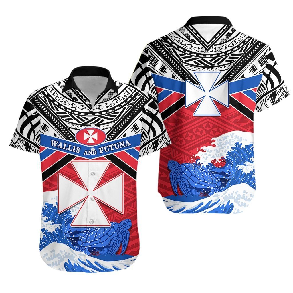 Wallis And Futuna Rugby Hawaiian Shirt Spirit K13{Size}