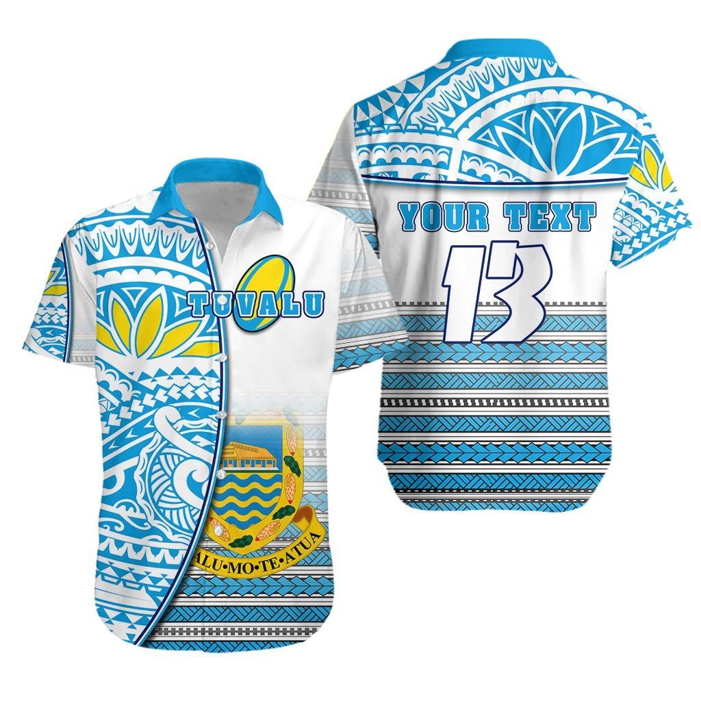 Tuvalu Rugby Hawaiian Shirt Special â Custom Text And Number K13{Size}