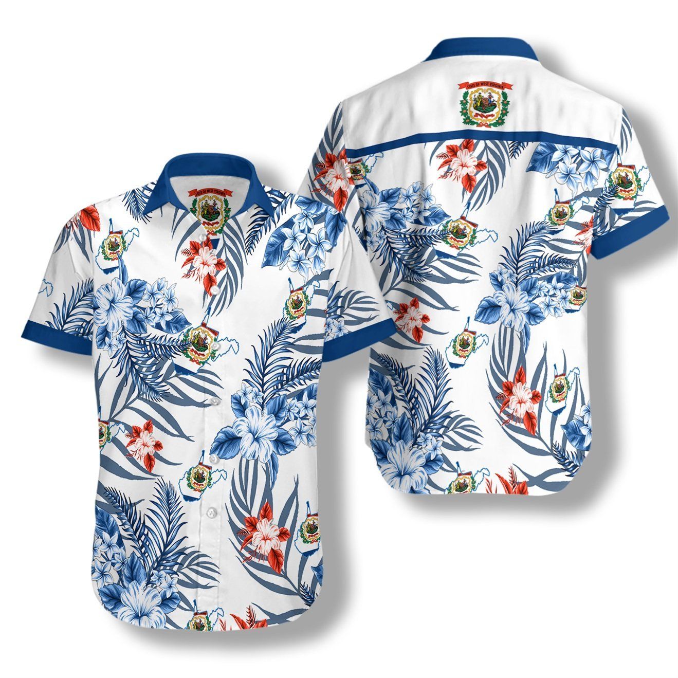 West Virginia Proud Ez05 0907 Hawaiian Shirt{Size}