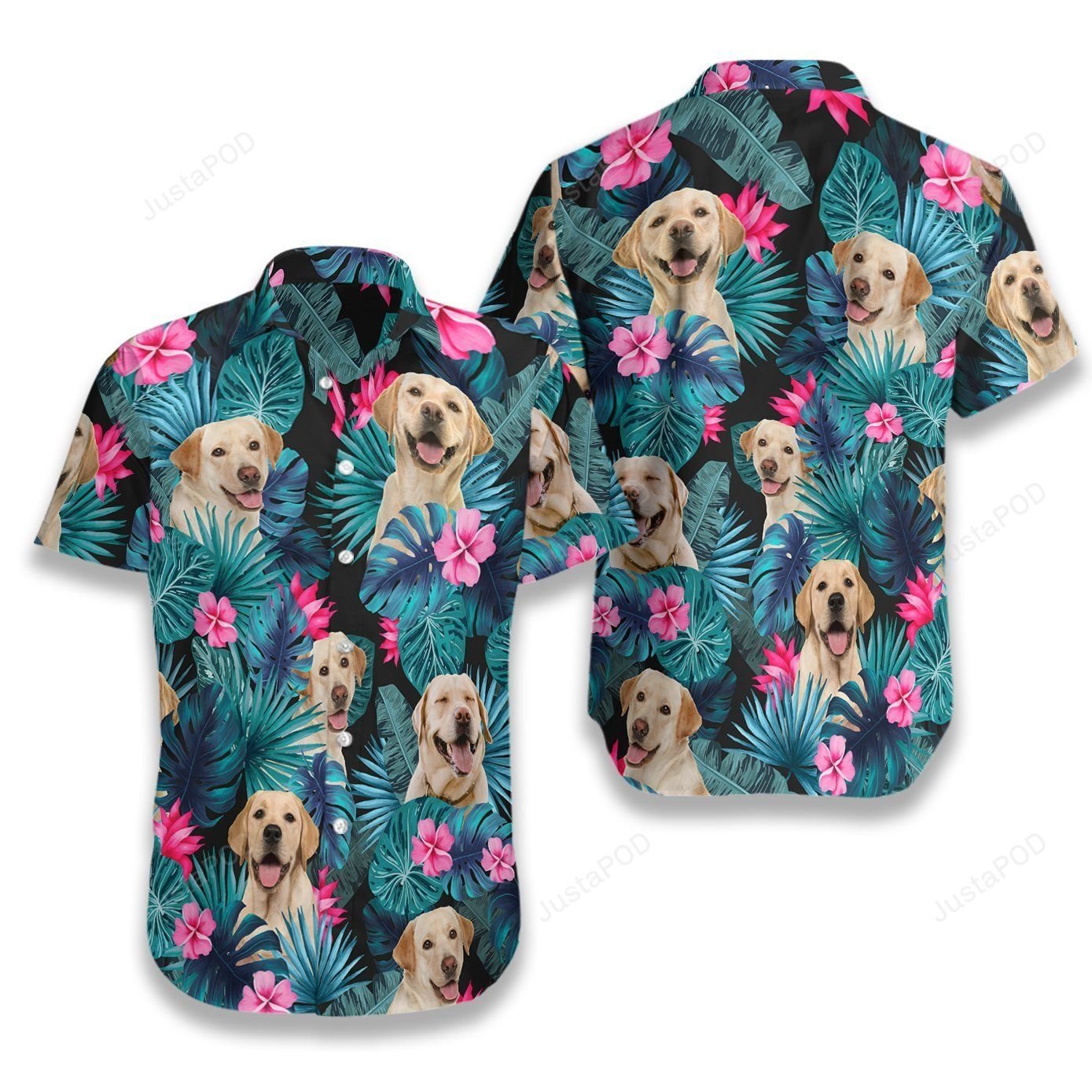 Tropical Labrador Ez08 0207 Hawaiian Shirt{Size}