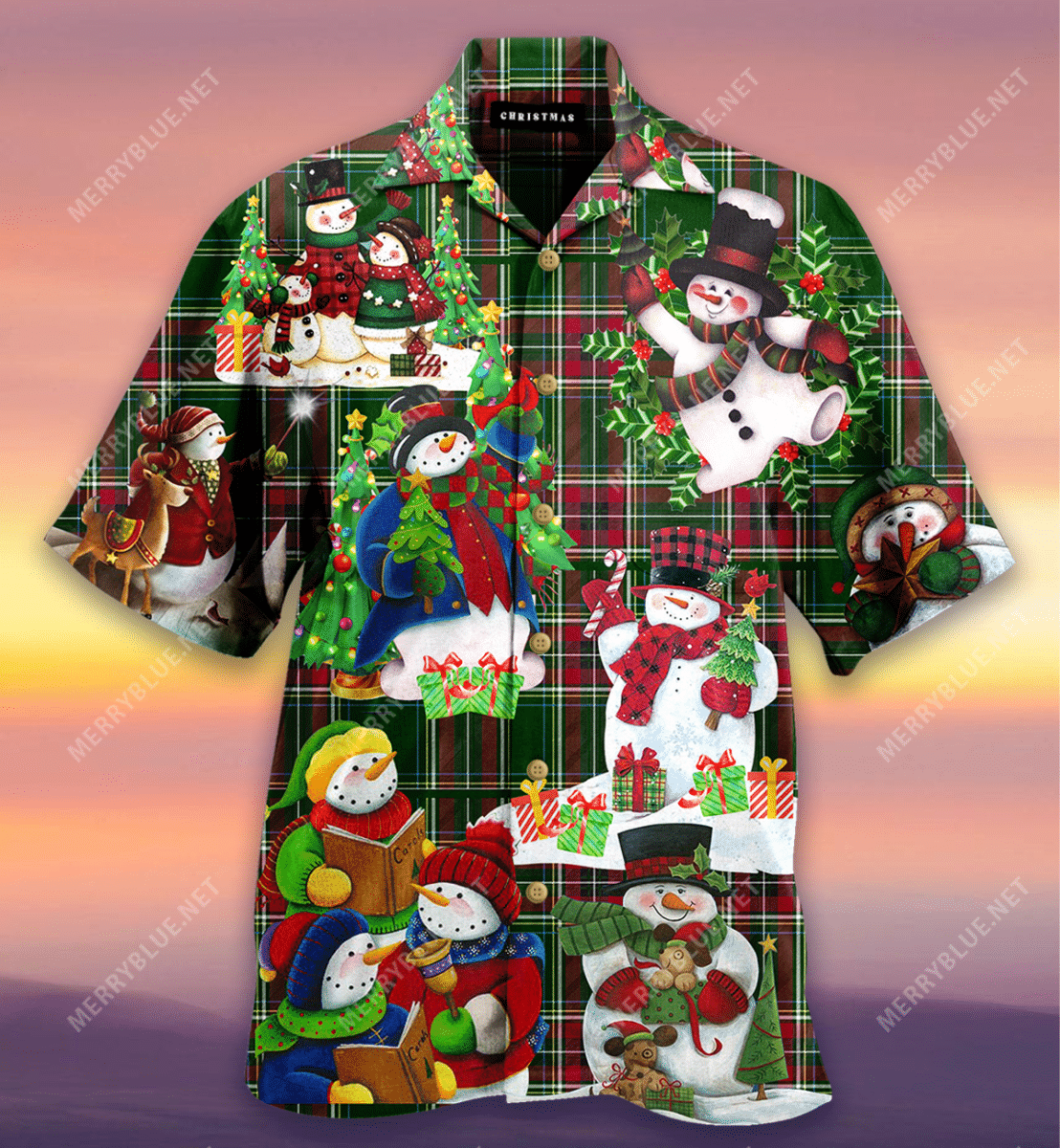 You Had Me At Christmas Snowman Unisex Hawaiian Shirt{Size}