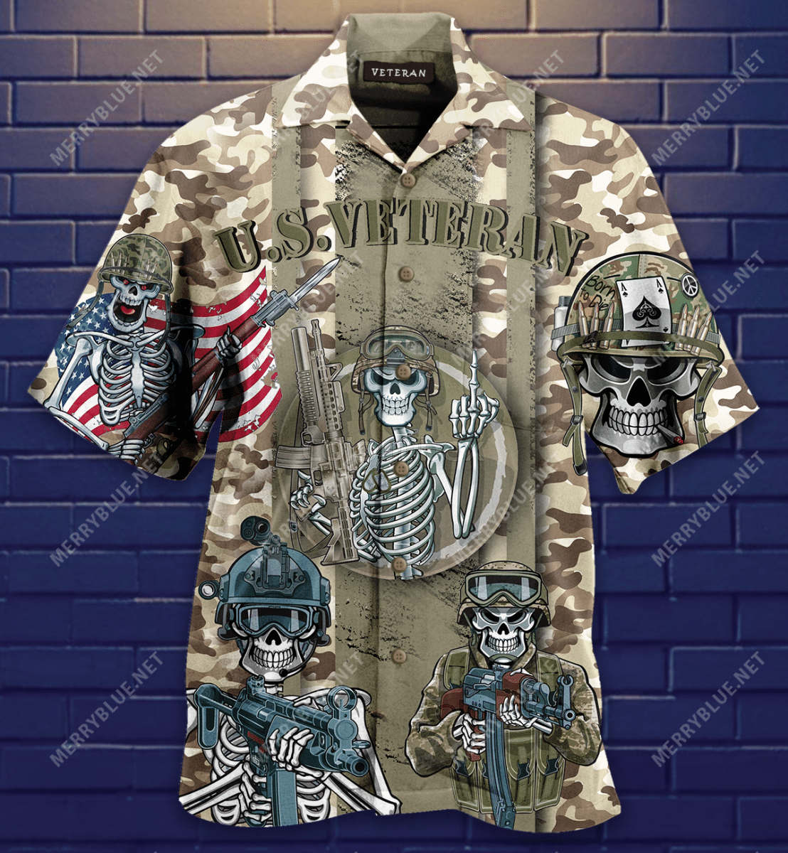 We DidnâT Get By Being Stupid Us. Veterans Hawaiian Shirt{Size}