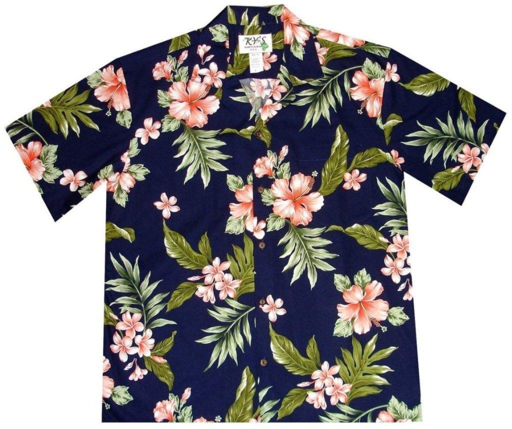 Tropical Hibiscus Hawaiian Shirt{Size}