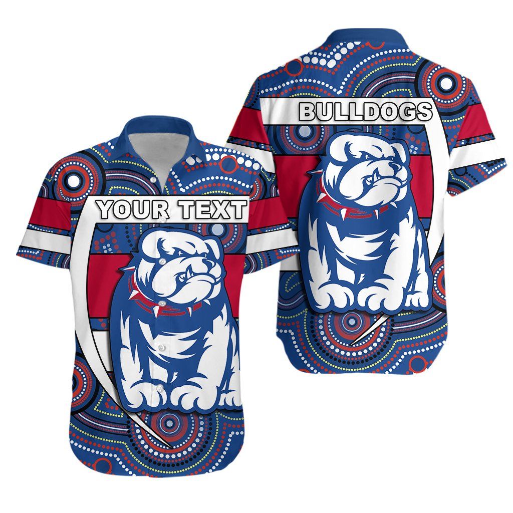 Western Football Bulldogs Hawaiian Shirt Redamancy Indigenous Australian K13{Size}