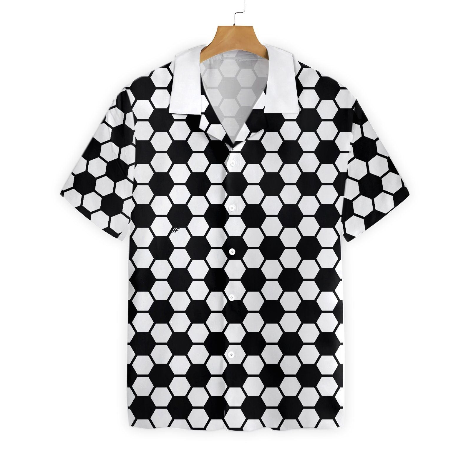 Soccer Ball Pattern Ez14 1902 Hawaiian Shirt{Size}