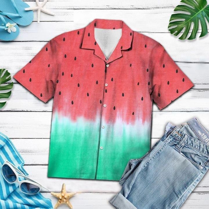 Watermelon Hawaiian Shirt | Unisex | Full Size | Adult | Colorful | Hw1466{Size}