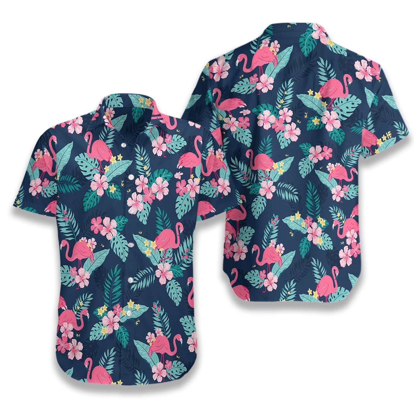 Tropical Flamingo 02 Ez08 0207 Hawaiian Shirt{Size}