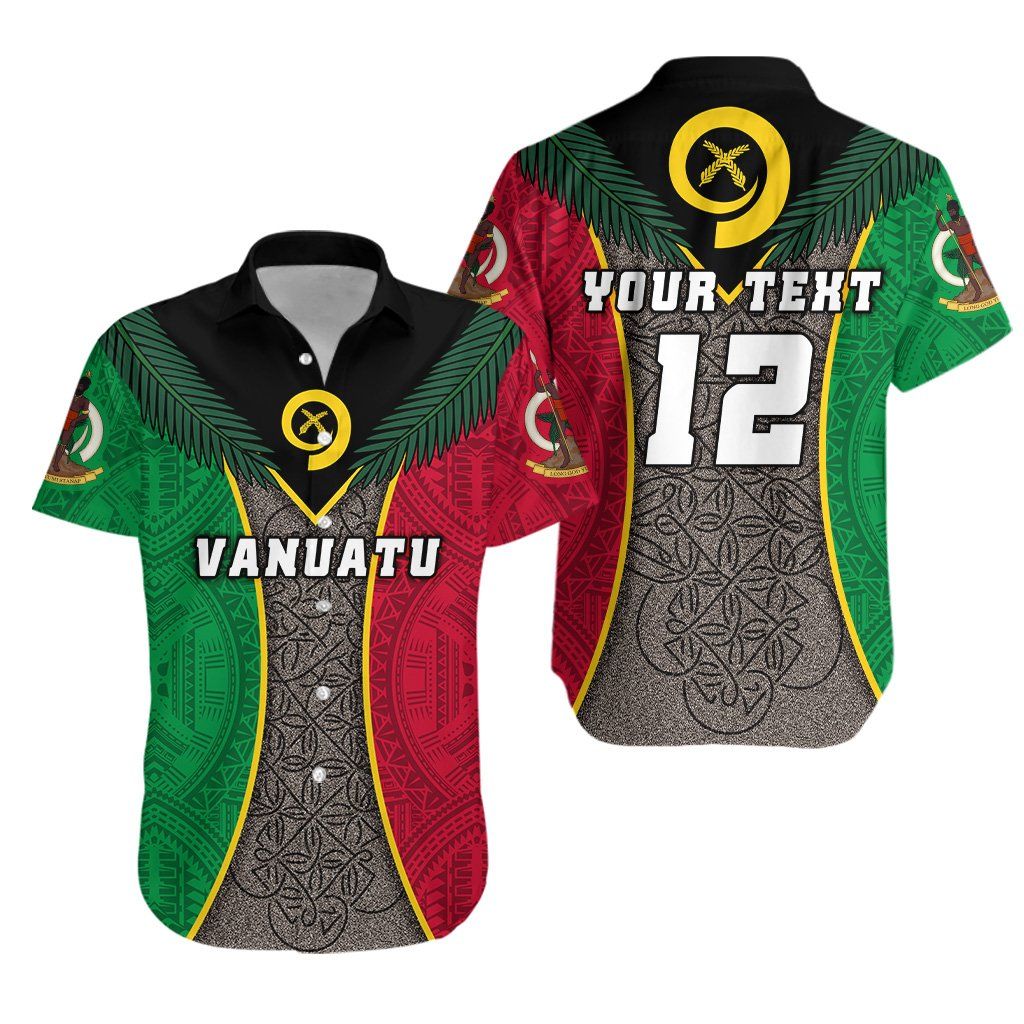 Vanuatu Rugby Hawaiian Shirt Style Sand Drawing Th12{Size}