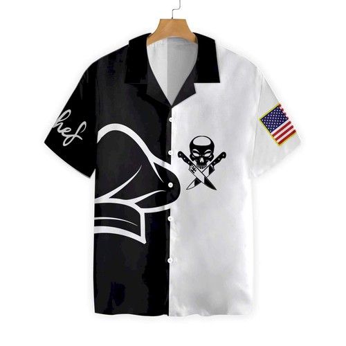 Skull Chef 3 Ez22 2501 Hawaiian Shirt{Size}