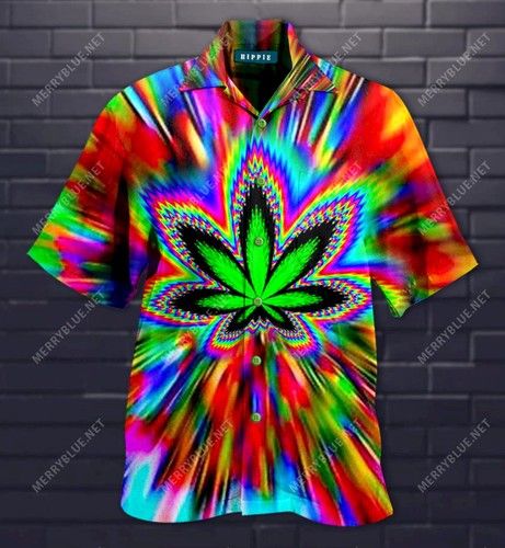 Stay High Stay Trippy Hawaiian Shirt{Size}