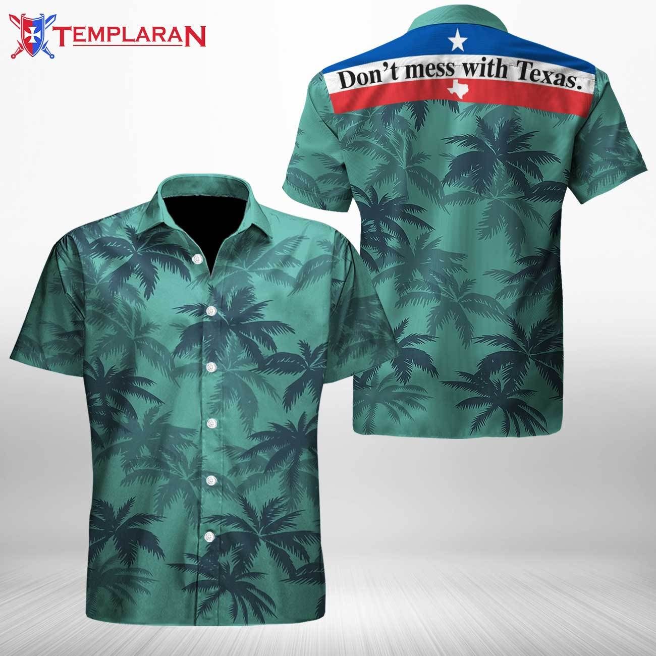 Texas Street Outfit Gta Hawaiian 3D Full Printing Button Shirt{Size}