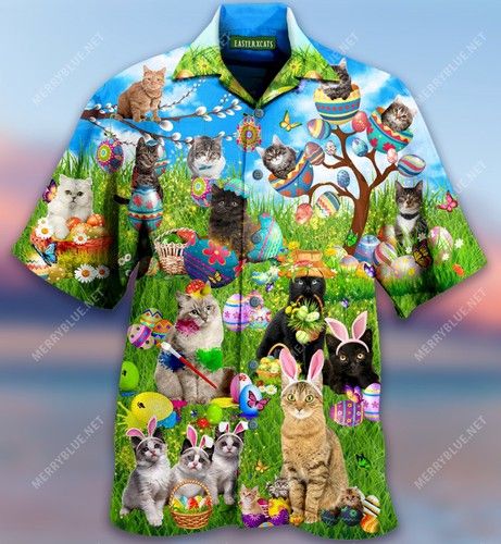 The Great Gift Of Easter Is A Cat Unisex Hawaiian Shirt{Size}