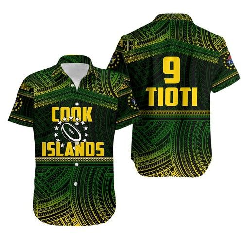 Tioti Cook Islands Rugby Polynesian Patterns Hawaiian Shirt Th4{Size}