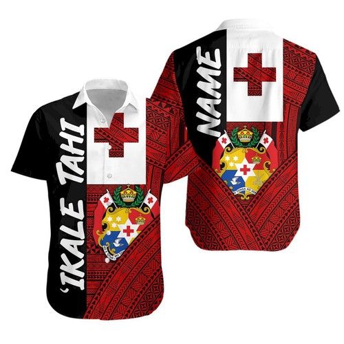 Tonga Hawaiian Shirt ?Ikale Tahi Creativity Rugby Th5{Size}