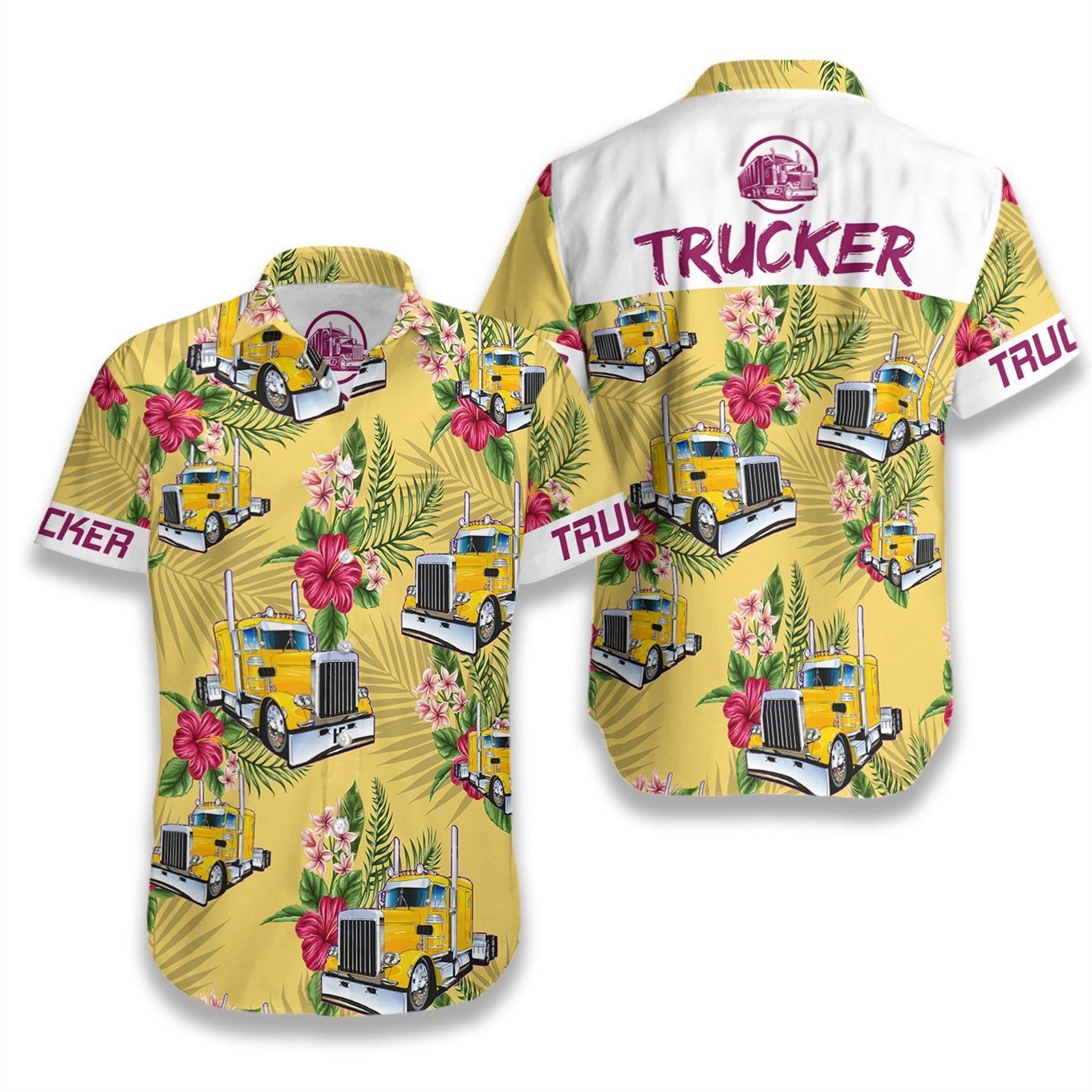 Trucker Ez15 1708 Hawaiian Shirt{Size}