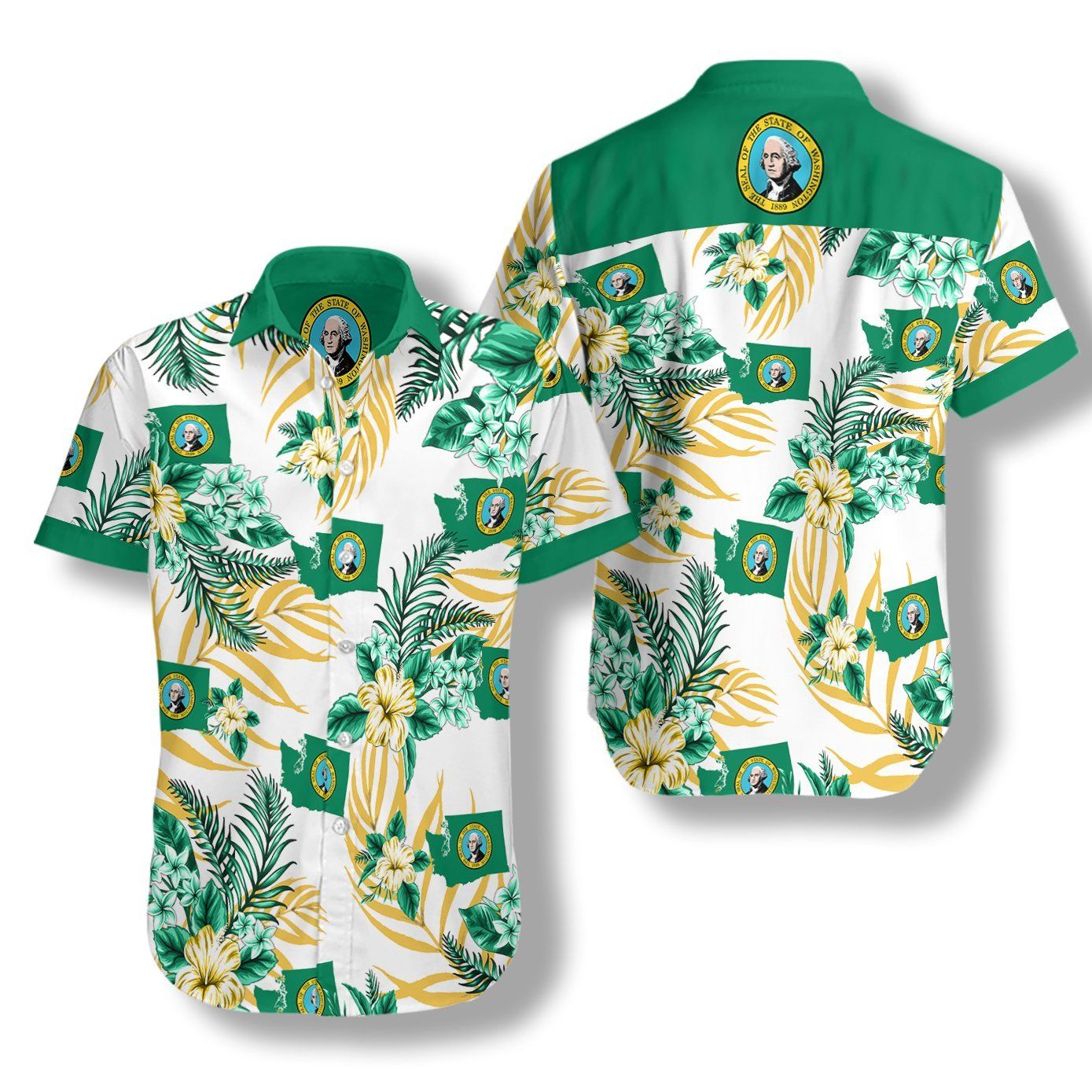 Washington Proud Ez05 0907 Hawaiian Shirt{Size}