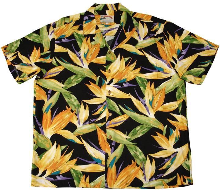 Watercolor Bird Of Paradise Hawaiian Shirt{Size}