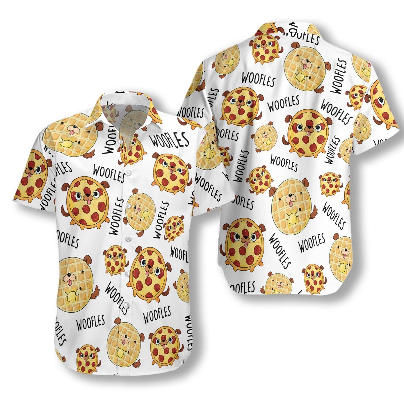 Woofles Pizza And Cake Ez24 2810 Hawaiian Shirt{Size}