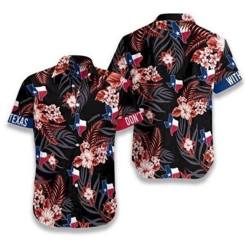 Texas American Hawaiian Aloha Shirts #V{Size}