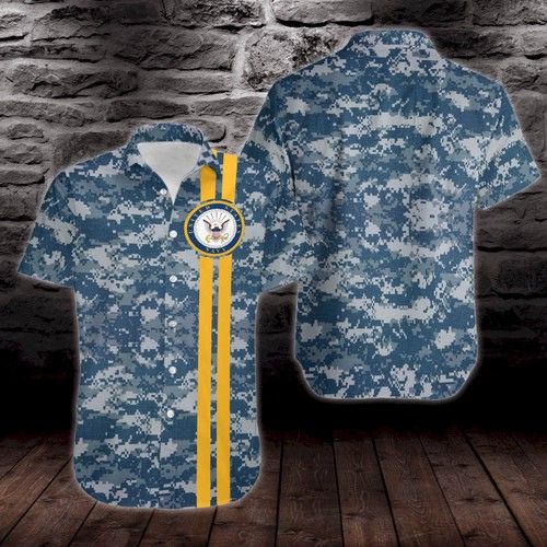 U.S Navy Unisex Hawaiian Shirt{Size}