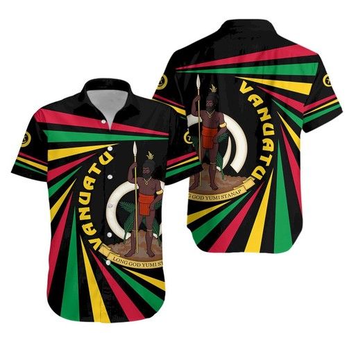 Vanuatu Rugby Hawaiian Shirt Creative Style K8{Size}