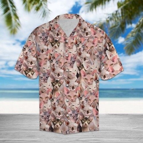 Sphynx Hawaiian Shirt Summer{Size}