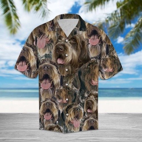 Wirehaired Pointing Griffon Hawaiian Shirt Summer{Size}