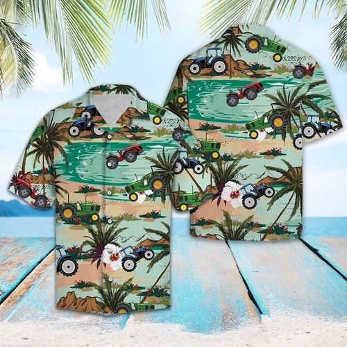 Tractor Lover Hawaiian Shirt Summer{Size}