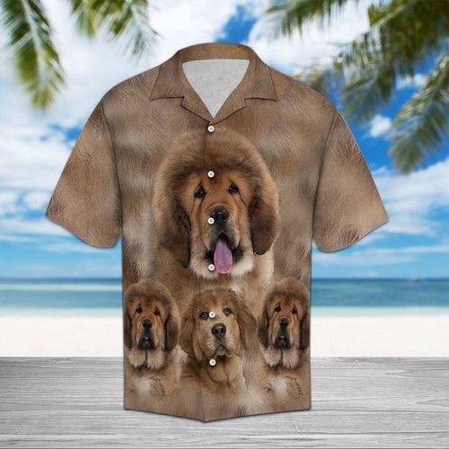 Tibetan Mastiff Great Hawaiian Shirt Summer{Size}