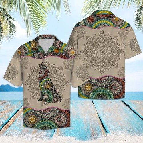 Wolf Mandala Hawaiian Shirt Summer{Size}