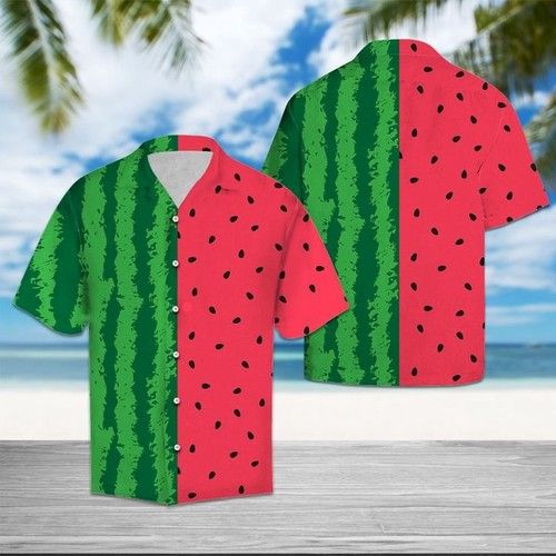 Watermelon Hawaiian Shirt Summer{Size}