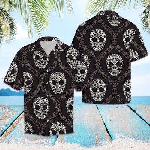 Skull Mandala Hawaiian Shirt Summer{Size}