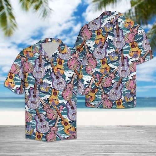 Ukulele For Summer Hawaiian Shirt Summer{Size}