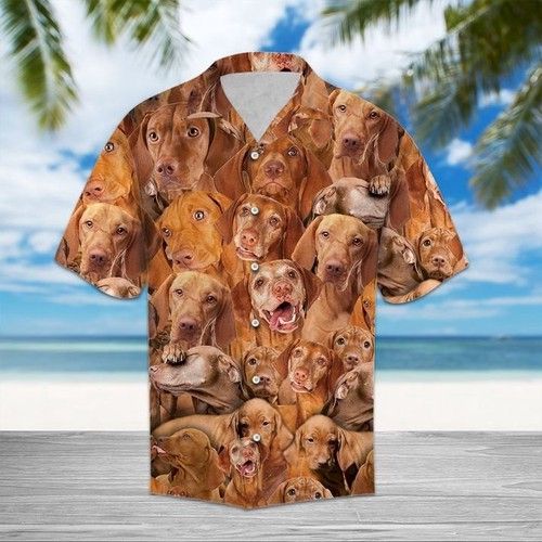 Vizsla Hawaiian Shirt Summer{Size}