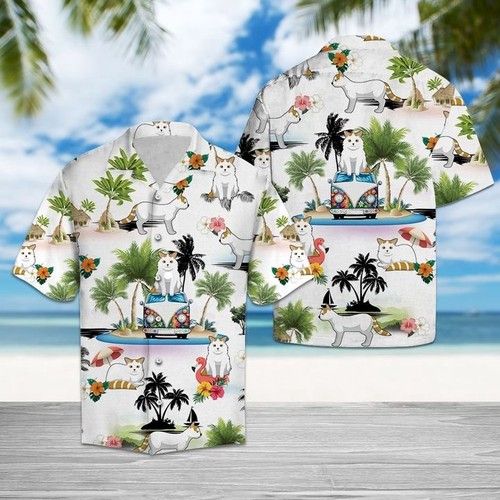 Turkish Van Vacation Hawaiian Shirt Summer{Size}