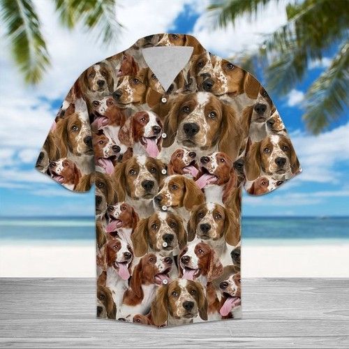 Welsh Springer Spaniel Hawaiian Shirt Summer{Size}