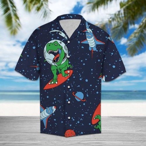 Trex Space Hawaiian Shirt Summer{Size}