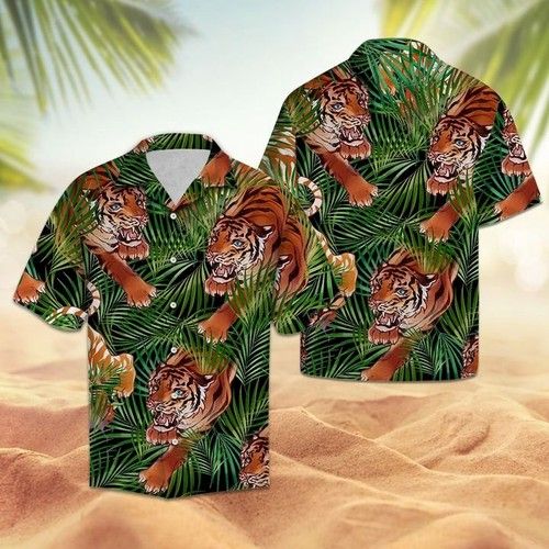 Tiger Summer Hawaiian Shirt Summer{Size}