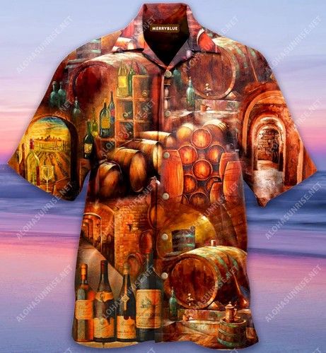 Tasting Daily From The Cellar Unisex Hawaiian Shirt{Size}