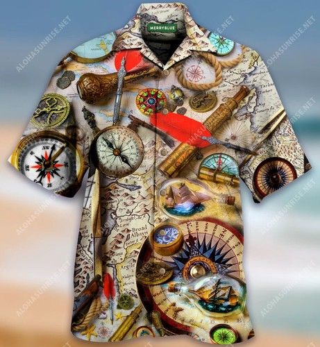 Take Your Compass And Go Anywhere Unisex Hawaiian Shirt{Size}