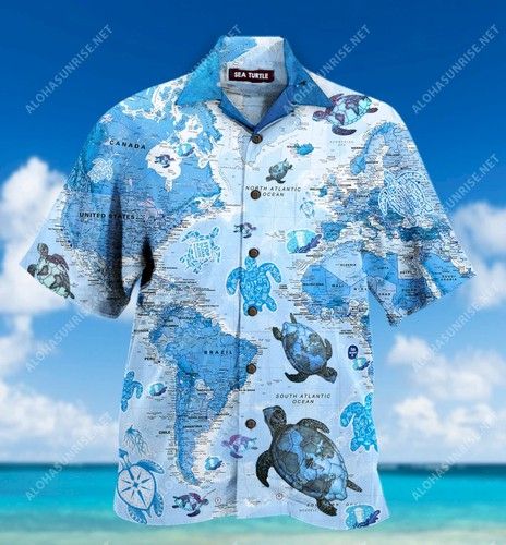 Turtle Awesome Unisex Hawaiian Shirt{Size}