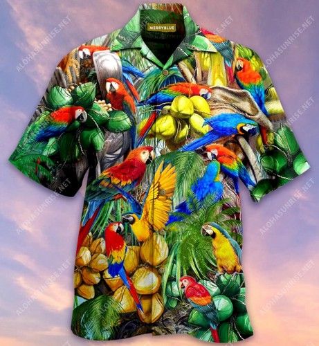 You Can Call Me Coconutholic Parrot Unisex Hawaiian Shirt{Size}