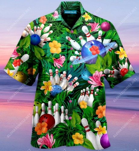 What Happens At Bowling Stays At Bowling Unisex Hawaiian Shirt{Size}