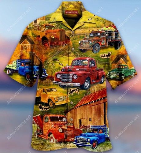 Take Me On A Road Trip Pickup Truck Unisex Hawaiian Shirt{Size}