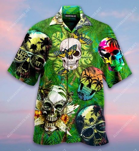 Where There Is Life There Is Hope Skull Unisex Hawaiian Shirt{Size}