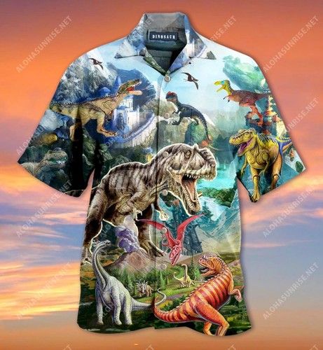 The World Of Dinosaurs Hawaiian Shirt{Size}