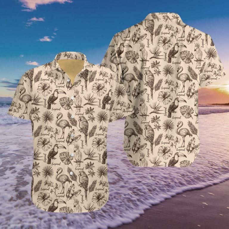 Tropical-Hawaii Hawaiian Shirt{Size}