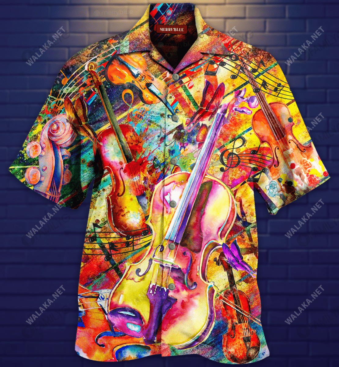 The Soul Is Like A Violin String Unisex Hawaiian Shirt{Size}