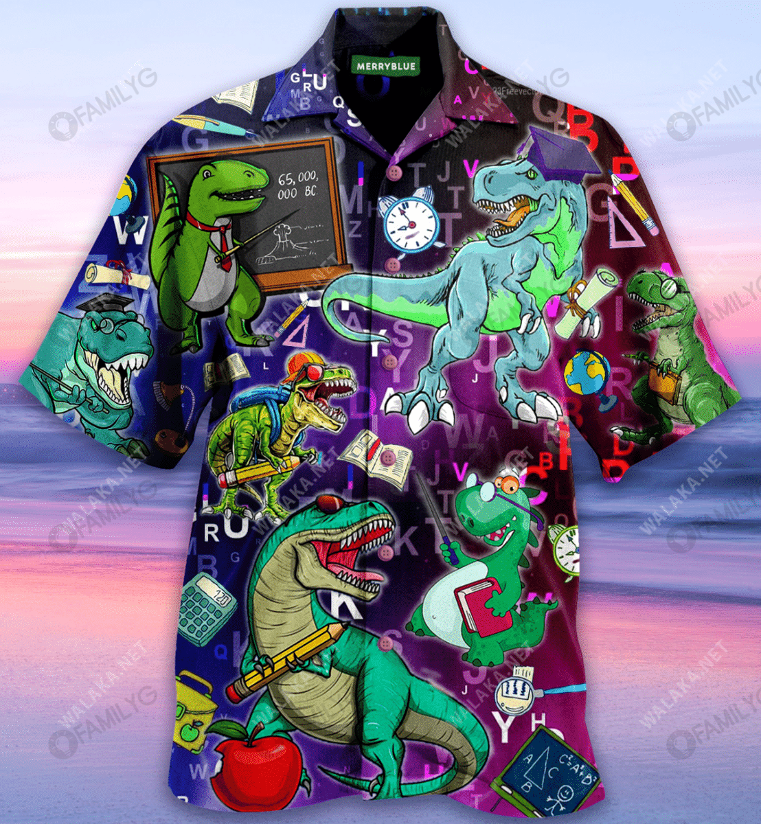 Teaching Is Like A Walk In The Park Unisex Hawaiian Shirt{Size}